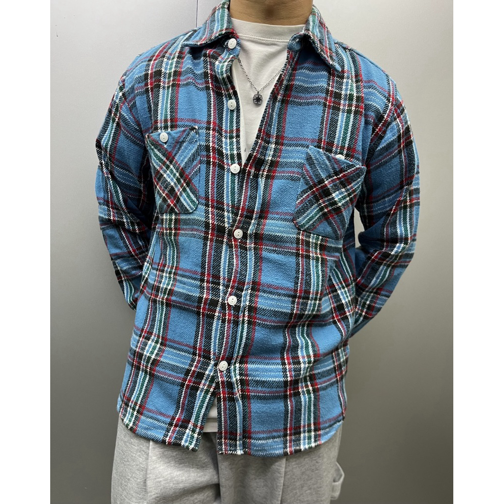 Union Made Black Lab Double Pocket Flannel Shirt