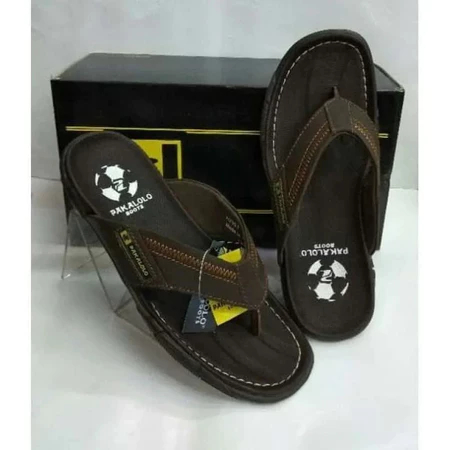 SANDAL PAKALOLO SANDAL KULIT BERKUALITAS TERBAIK SANDAL PRIA SANDAL PAKALOLO JEPIT  Coklat