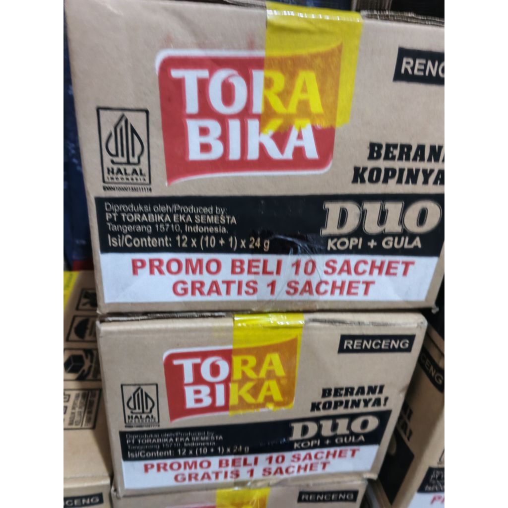 Torabika Duo 1 dus ( kemasan 1 renceng gratis 1)
