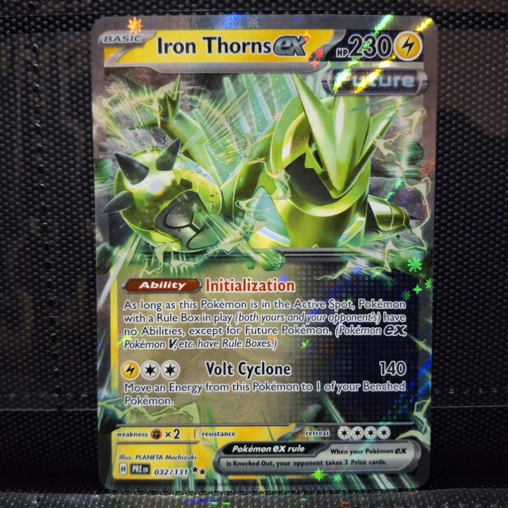 KARTU POKEMON TCG ENGLISH IRON THORNS EX ORIGINAL