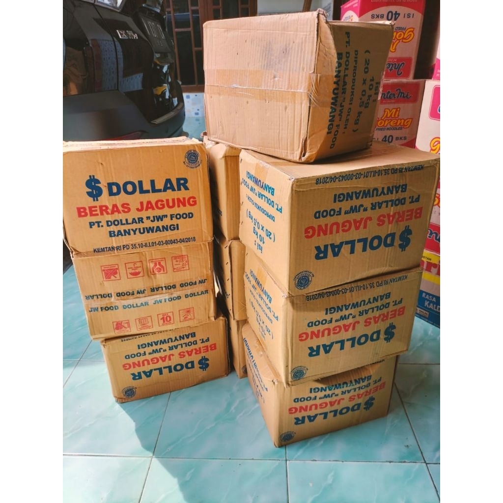 PROMO beras jagung dollar 1 dus / Beras jagung dollar 1 dus isi 20 pcs  / Beras jagung dollar 1dus (