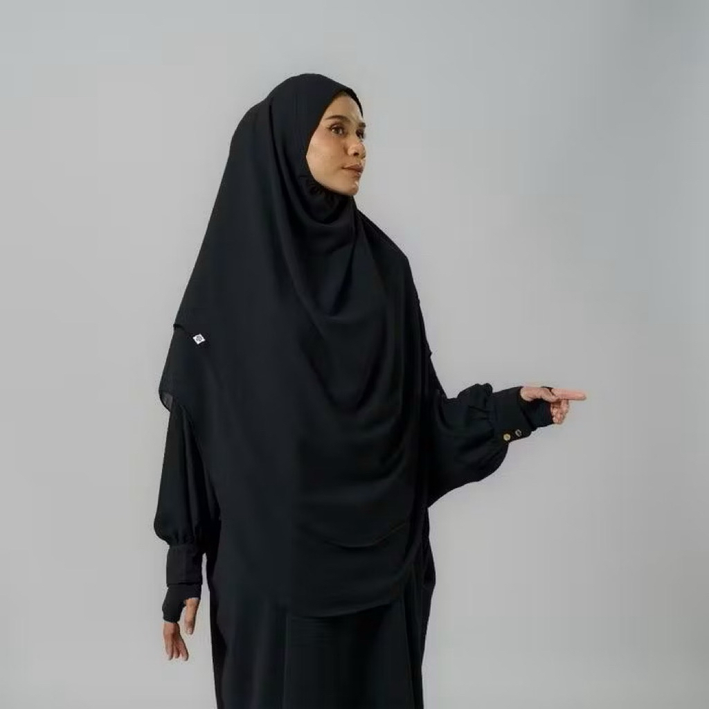 preloved napocut khimar black