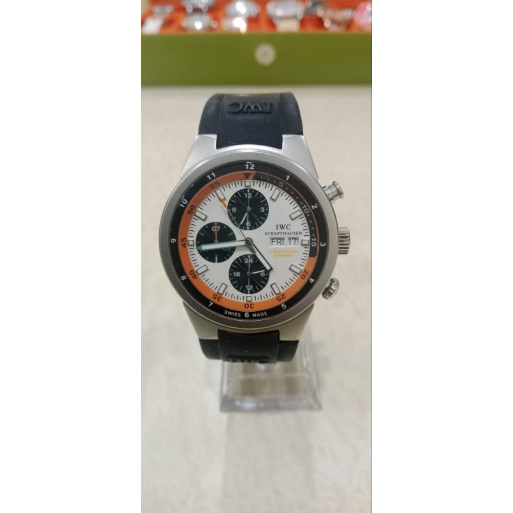 Jam tangan pria automatic iwc aquatimer cronograph