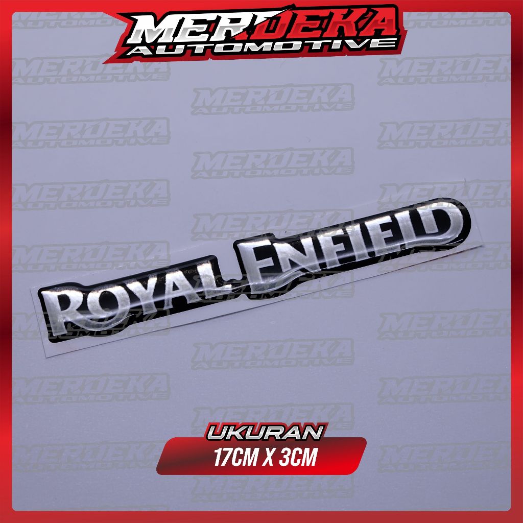 Emblem logo royal enfield / emblem timbul royal enfield / sticker royal enfield / stiker logo royal 