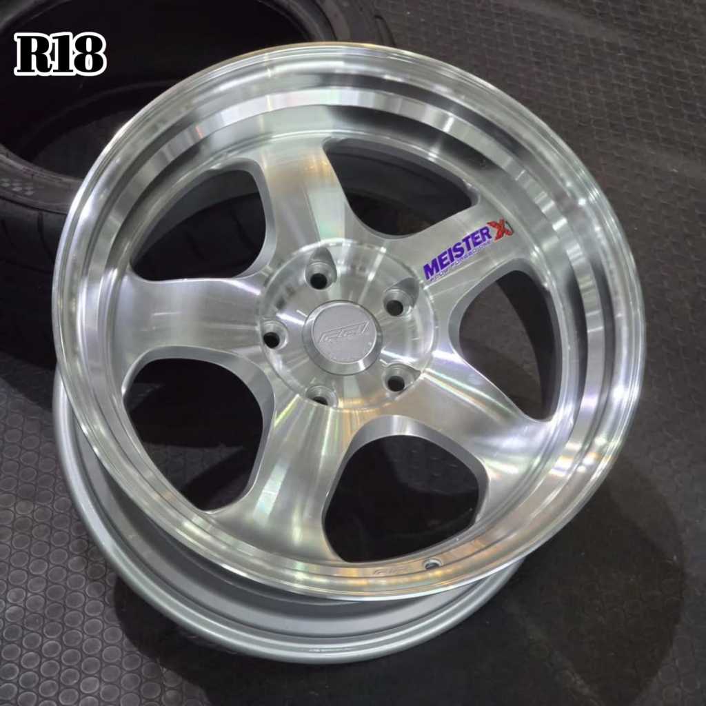 velg mobil ring 18 pcd 5x120 WORK MEISTER FFI FULL POLISH FLOW FORMING R18 velg racing r18 BMW F30 B