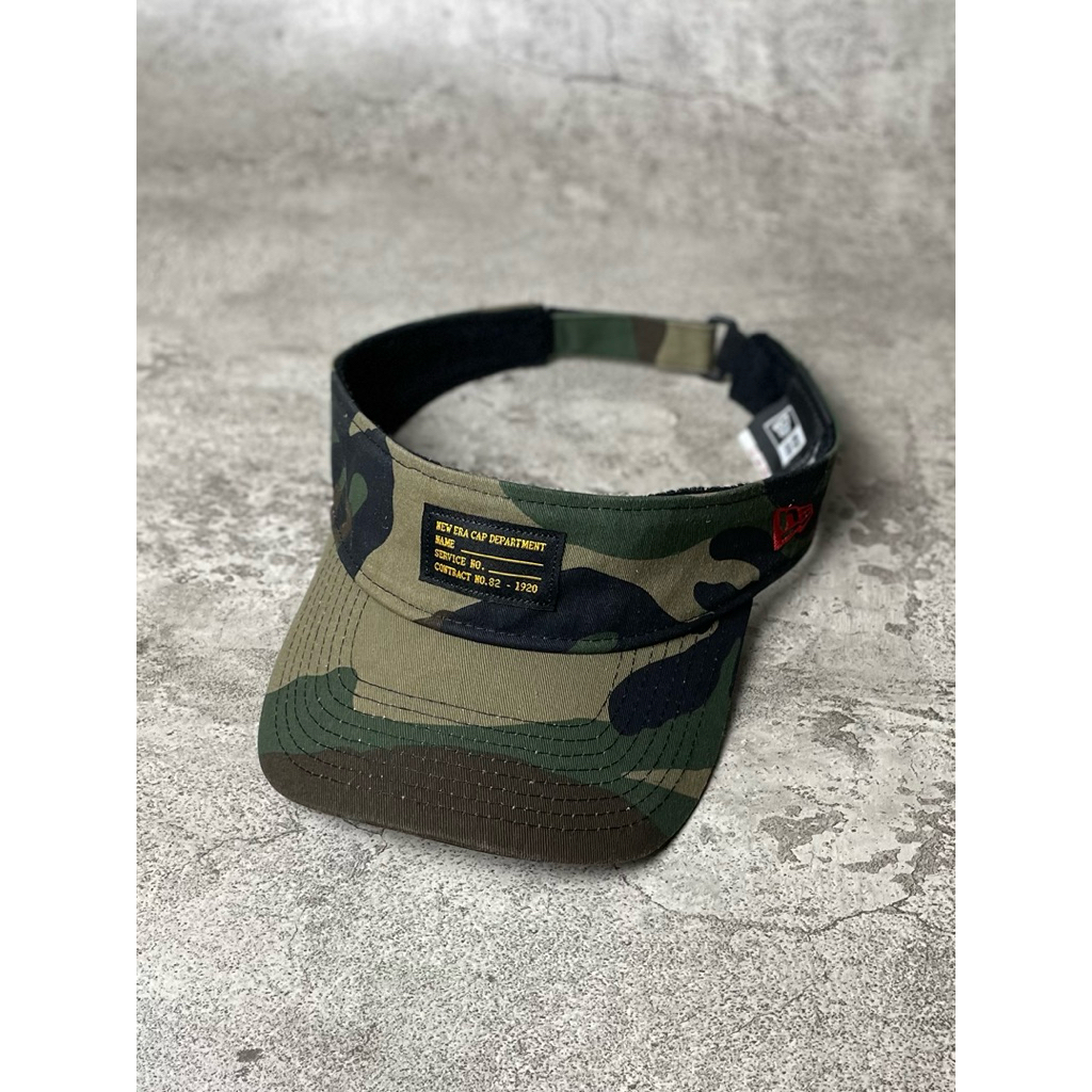 Topi Visor Cap New Era Camouflage Adjustable Second Original Import Murah