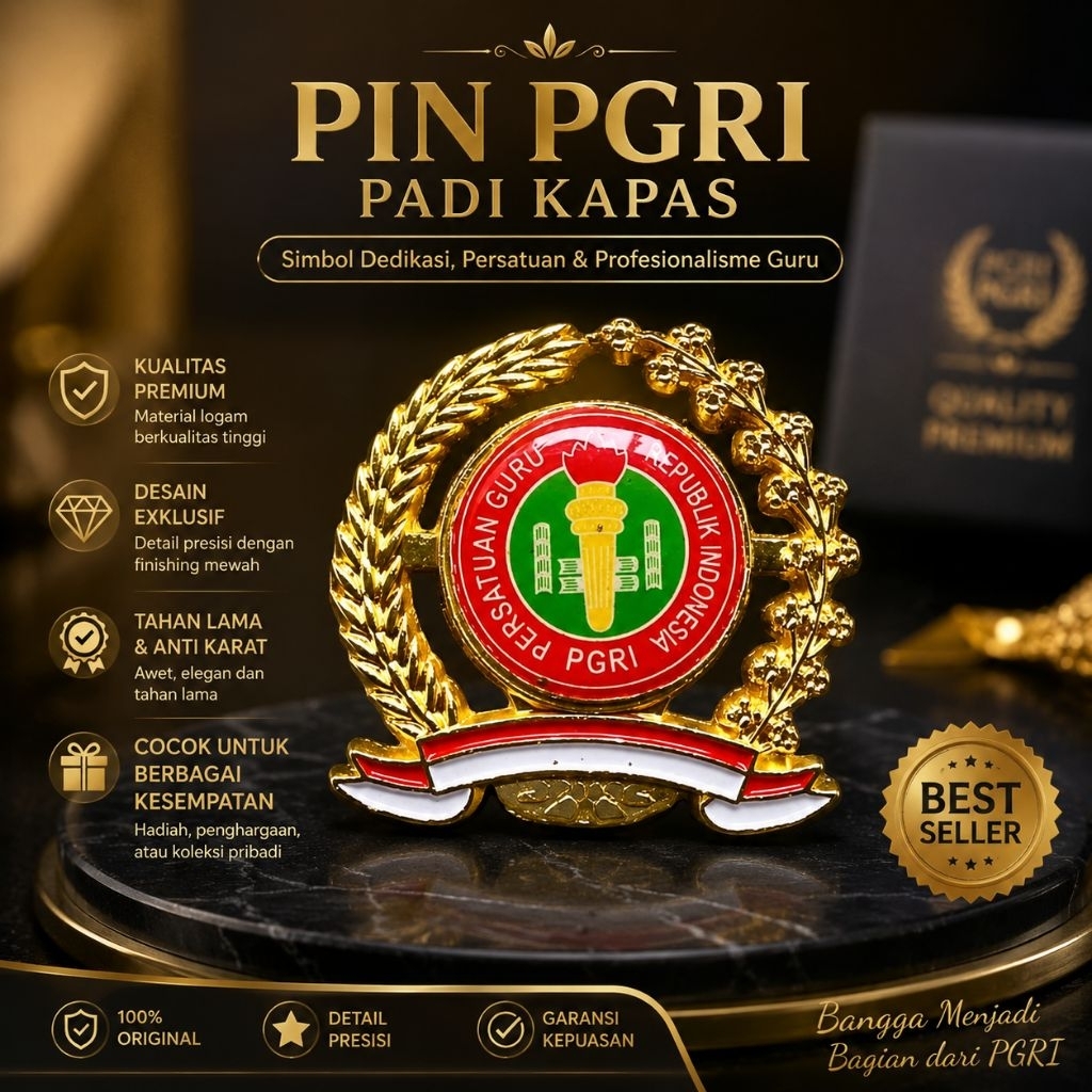 PIN PADI KAPAS PGRI - PIN PADI KAPAS GURU