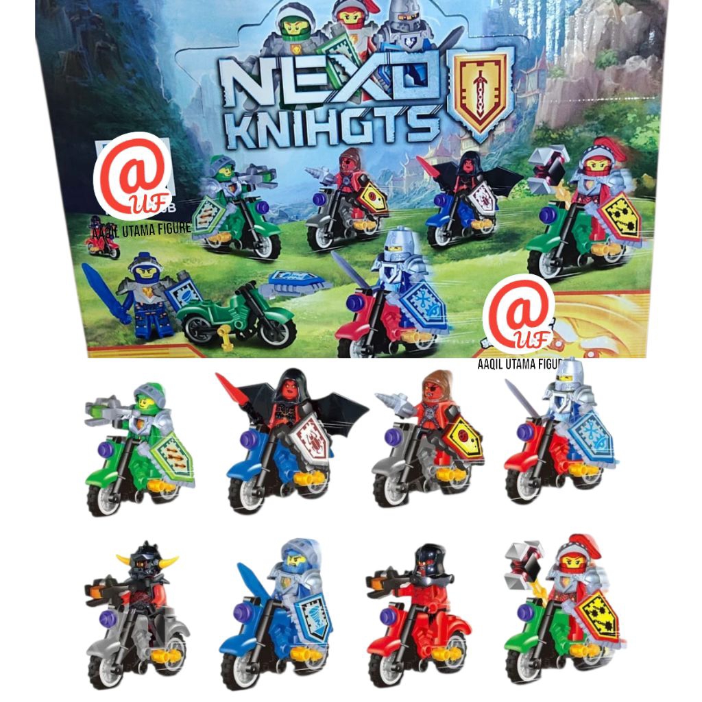 Brick bongkar pasang Nexo knight Ninja Motor Satuan