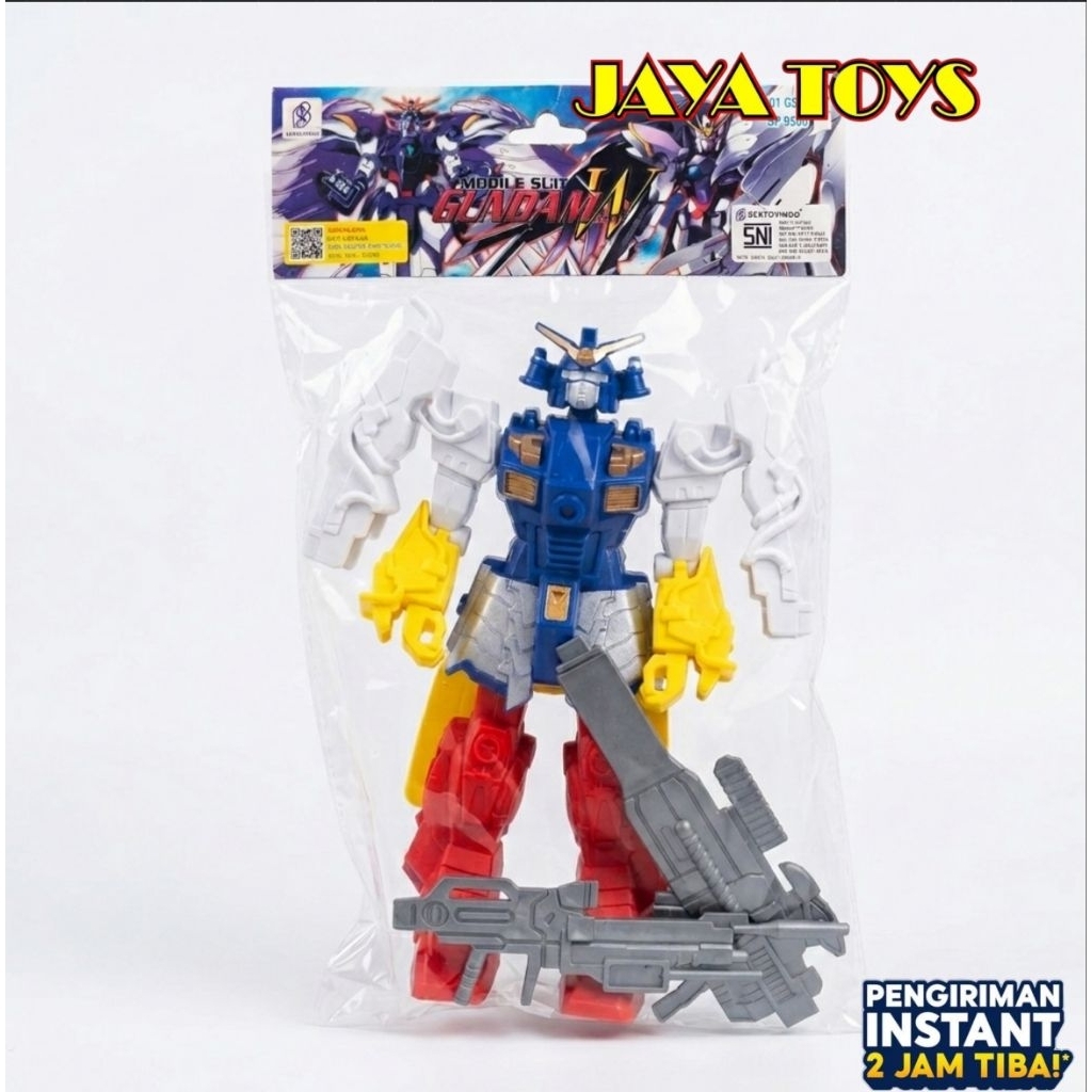 Mainan Robot Mobile Suit Gundam W (Wing) - Action Figure Artikulasi Ekonomis