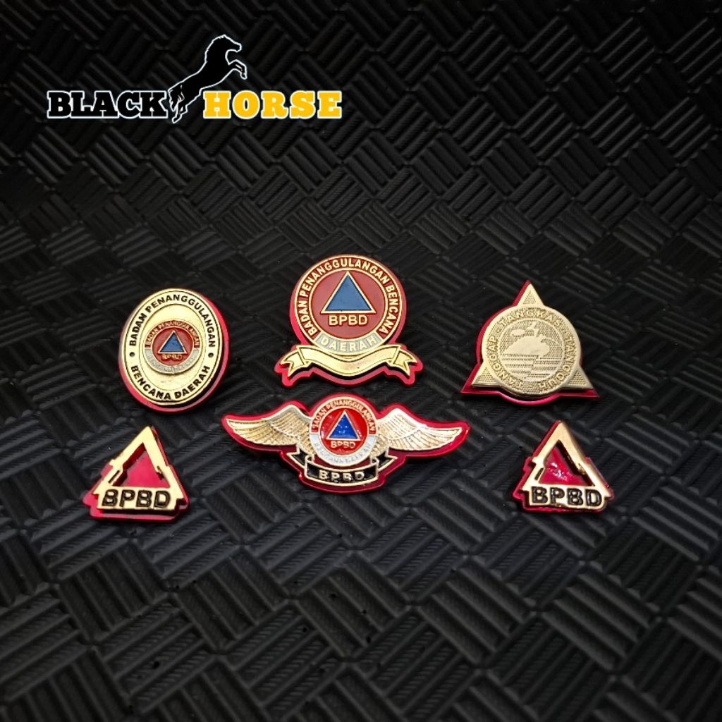 PIN BPBD/BREVET BPBD-PIN TANGKAS/WING BPBD/PIN OVAL BPBD/MONORAM BPBD/EMBLEM BPBD BAHAN PREMIUM