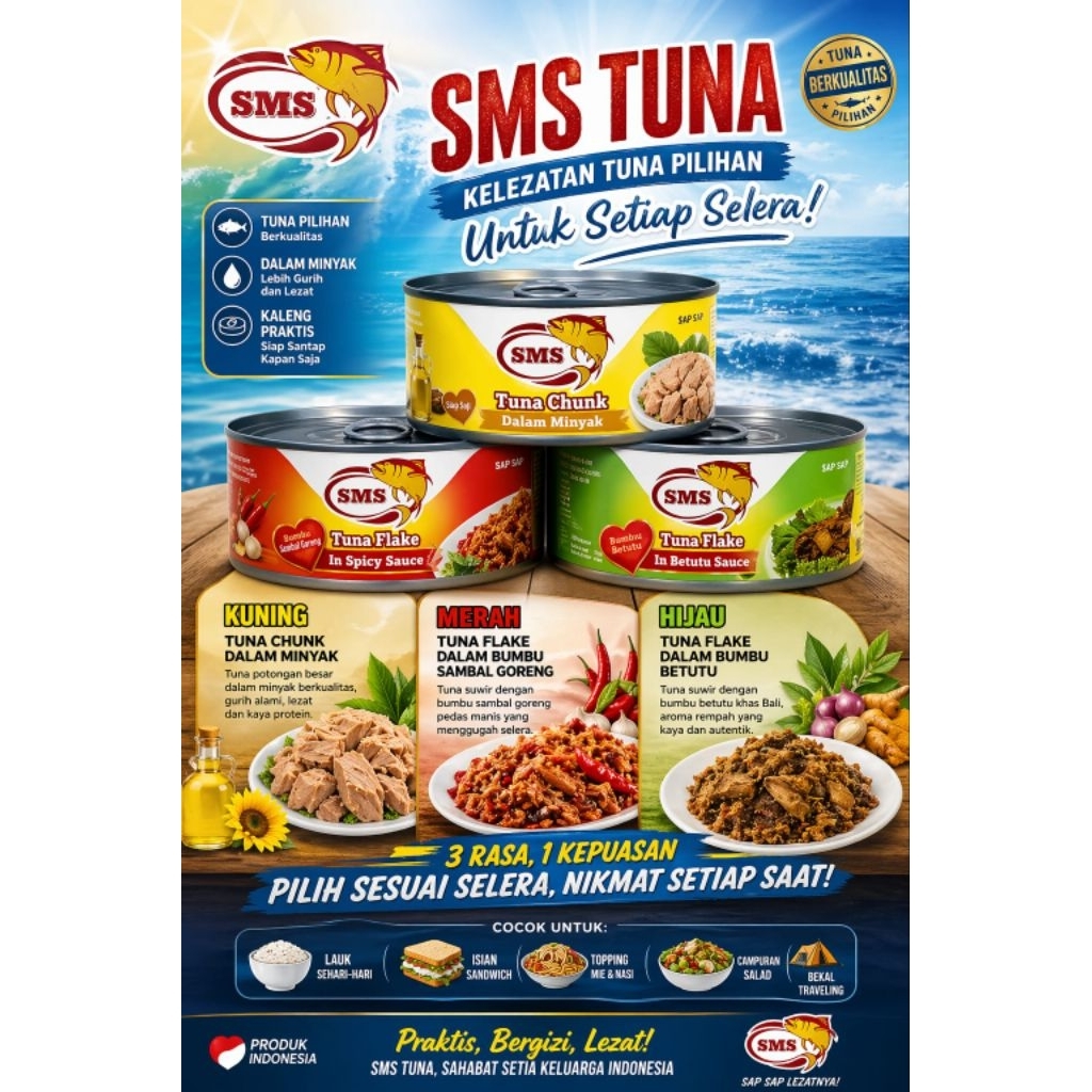 IKAN TUNA KALENG SMS TUNA 1 KALENG EXPIRED PANJANG