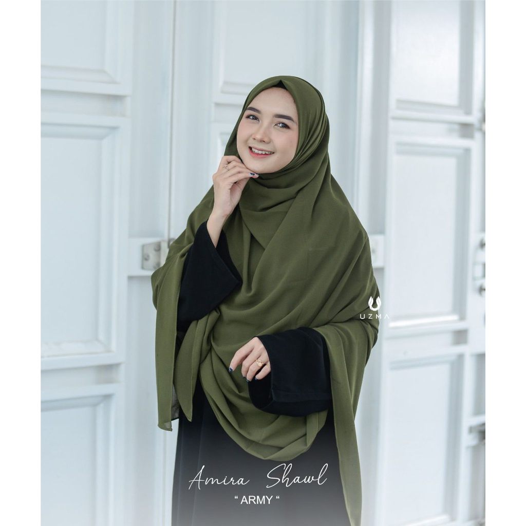 Amira shawl Pasmina Non Instan 150x185 UZMA HIJAB Pasmina pashmina jumbo lebar syari kerudung khimar