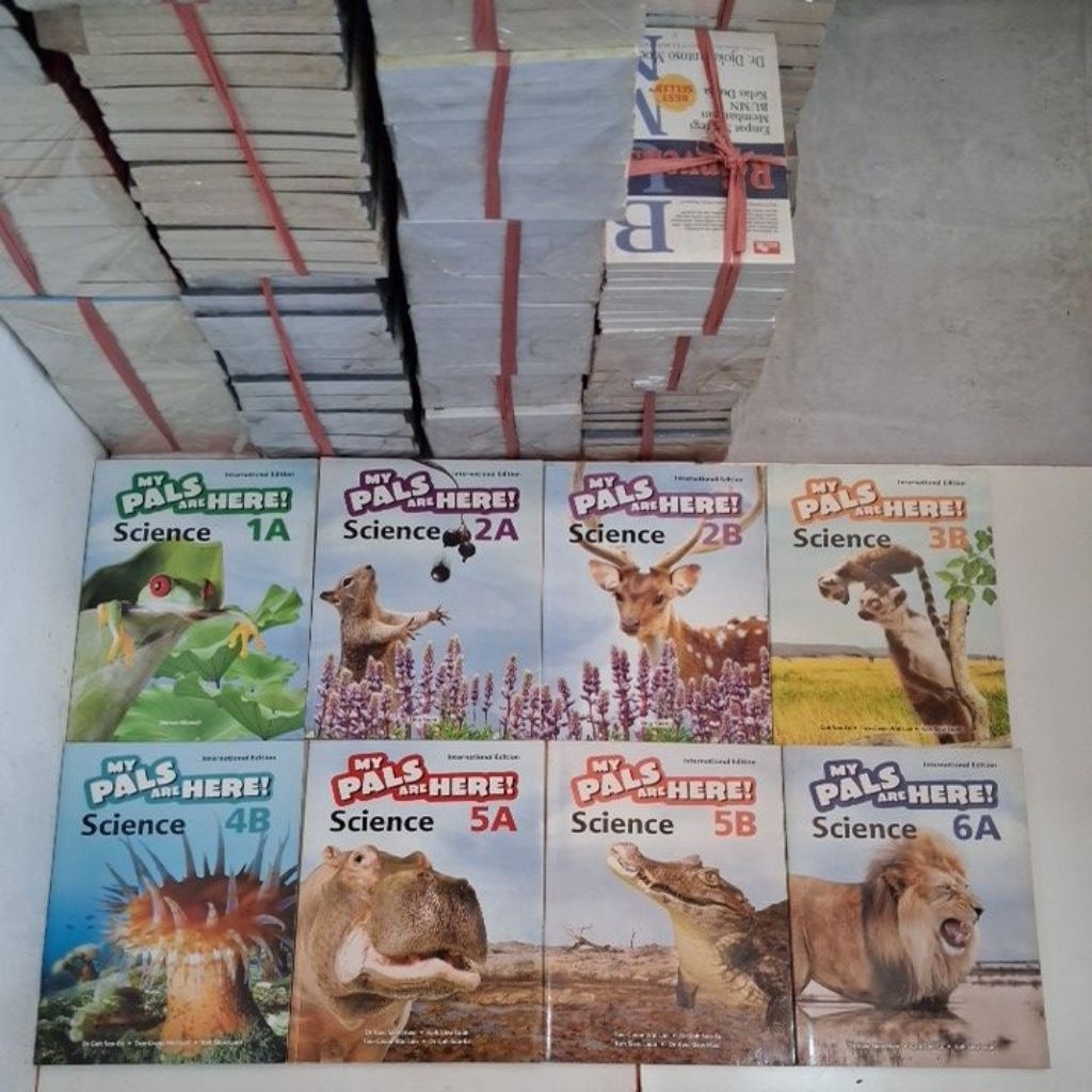Buku Original MY PALS ARE HERE Science 1A,1B, 2A, 2B, 3A, 3B, 4A, 4B, 5A, 5B, 6A, 6B  By Dr Kwa Siew