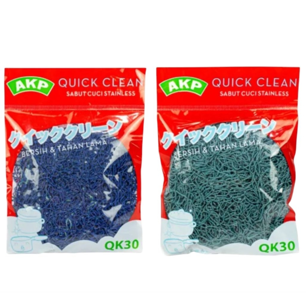 Sabut Jala Cuci Piring AKP QUICK CLEAN / Serabut Jaring Pencuci Piring / Sabut Nylon pencuci serbagu