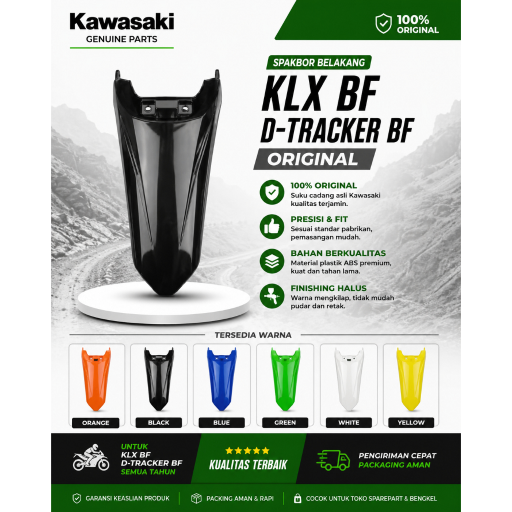 Spakbor belakang klx bf/spakbor belakang klx/spakbor belakang klx bf