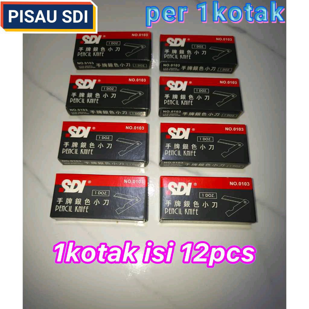 Silet / SDI Pisau Lipat / Pencil Knives / cutter / pisau silet / Pemes SDI 0103