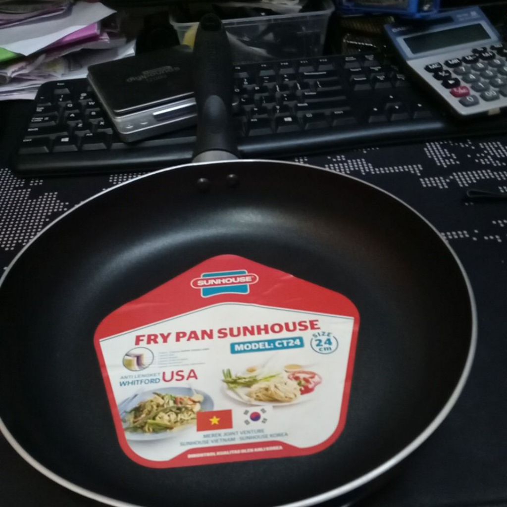 frypan penggorengan wajan telfon sunhouse 24cm