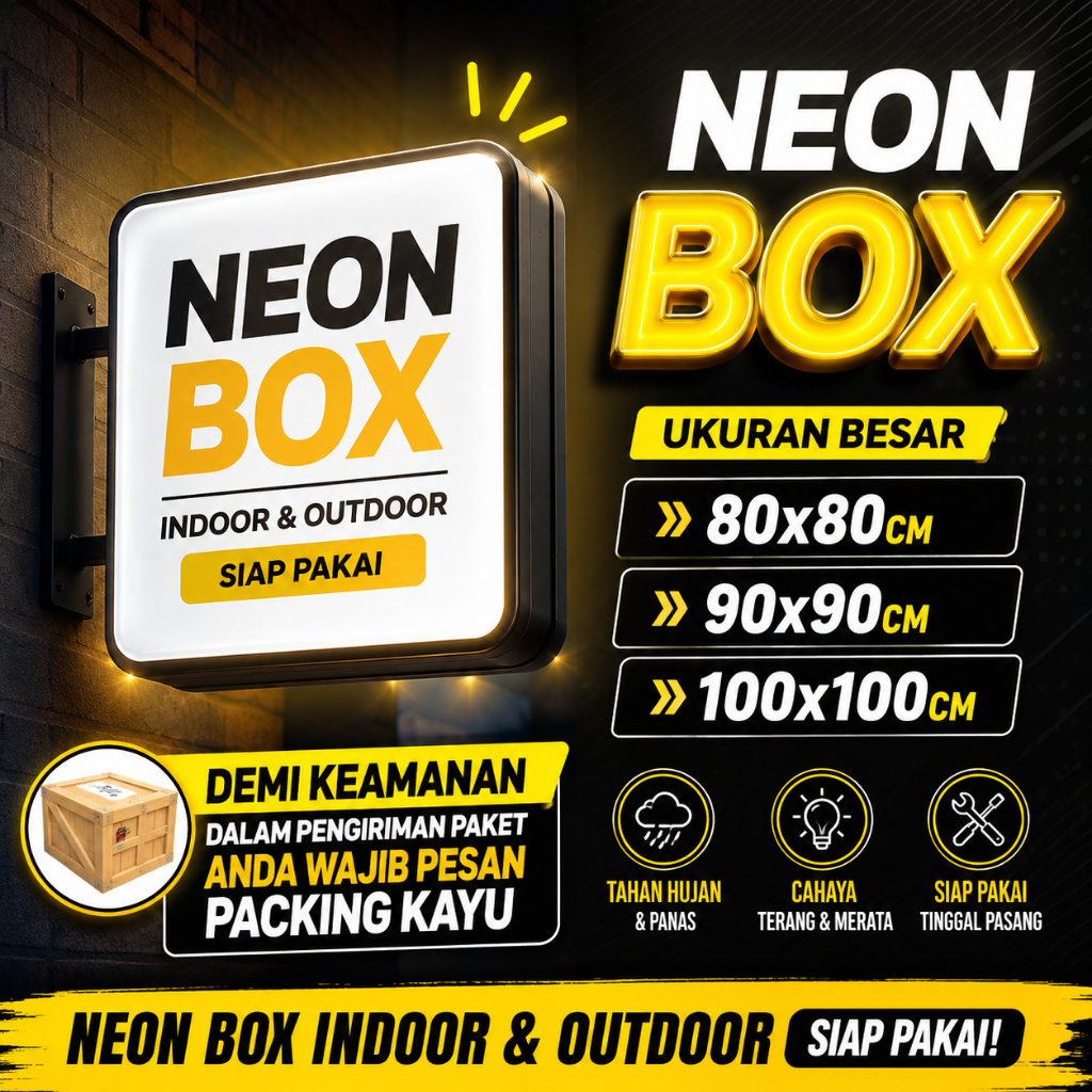 NEON BOX COSTUM / NEON BOX 1 SISI / NEON BOX 2 SISI