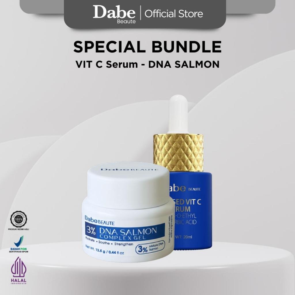 DABE BEAUTE - Infused Vit C Serum + DNA Salmon Gel New