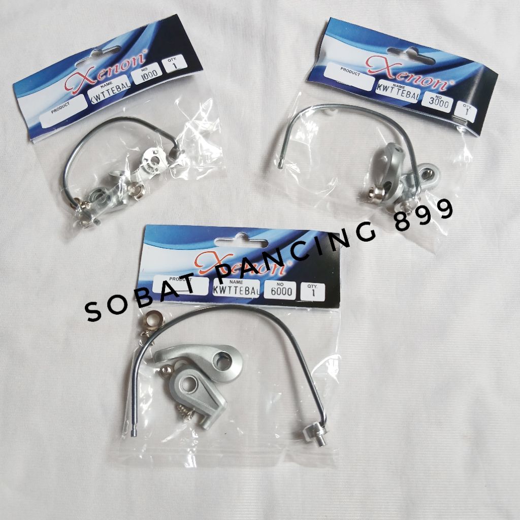 Sparepart Reel Pancing Xenon Bail assy lengkap dengan line roller dan arm lever 1000 2000 3000 4000 
