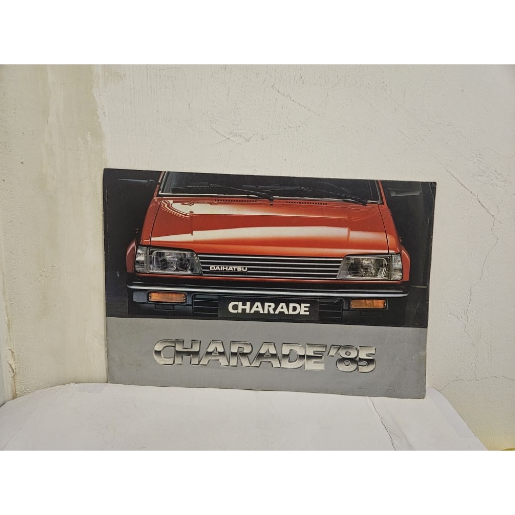 brosur katalog mobil daihatsu charade 1985 leaflet