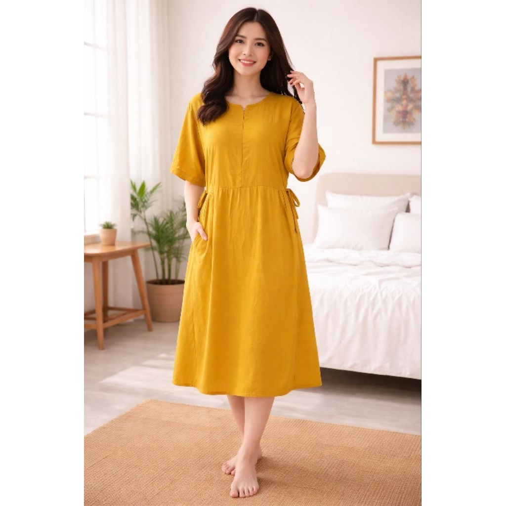 daster rayon polos busui kekinian