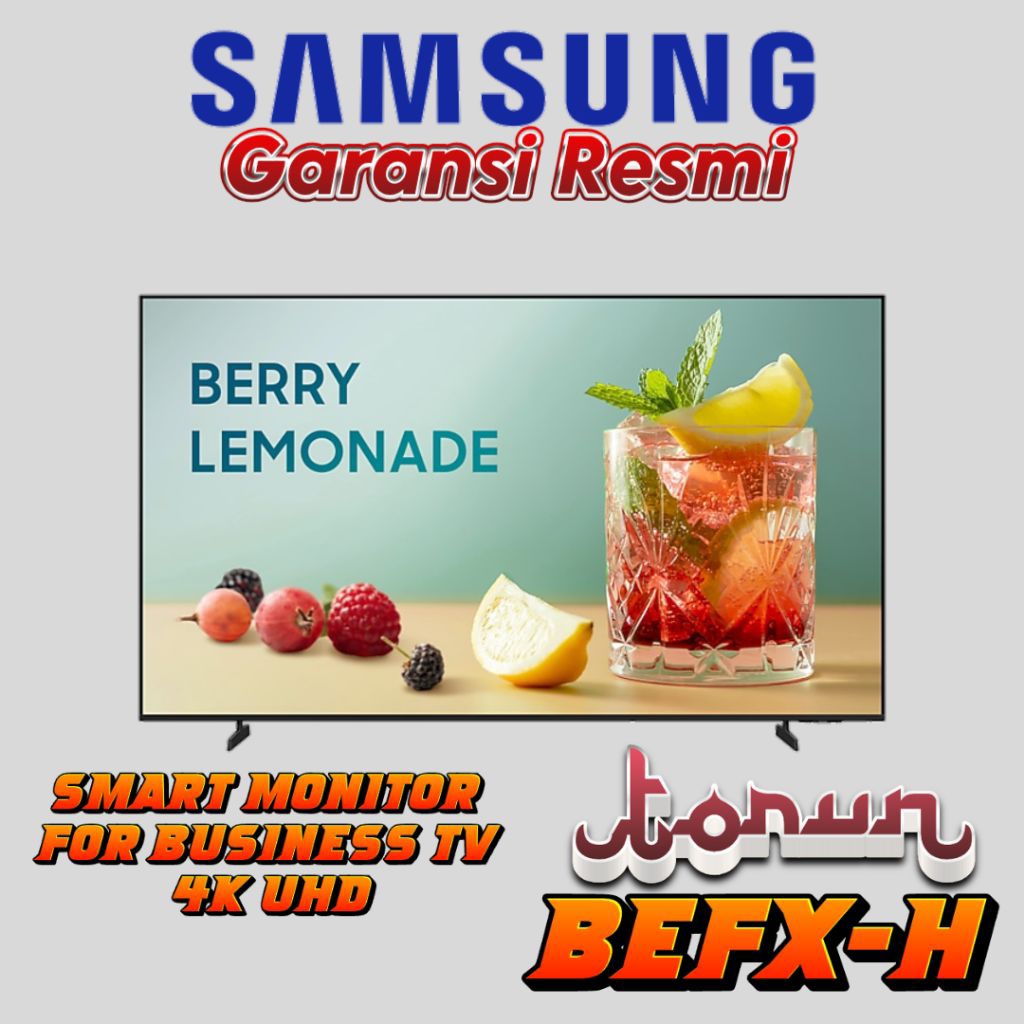 SAMSUNG LH50BEFHVG / 50BEF / 50BEFHVG Smart Monitor for Business TV BEFX-H 4K 50 Inch Terbaru Harga 