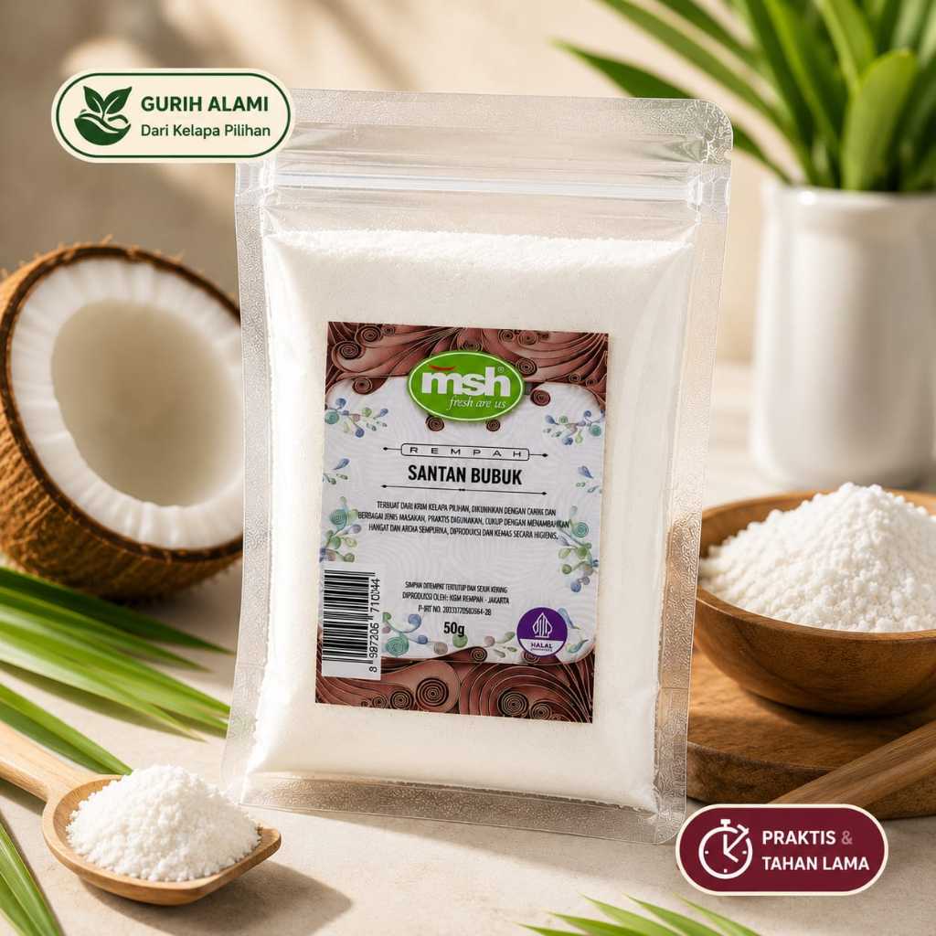 Santan Bubuk 50 gr , Santan Bubuk Murni , Santan Bubuk Premium