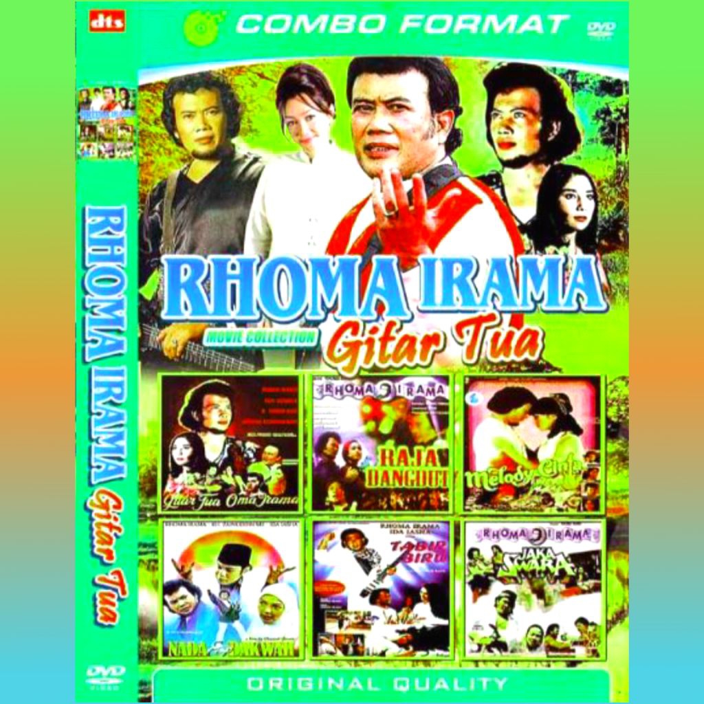 KASET DVD 8 FILEM RHOMA IRAMA DARAH MUDA dll