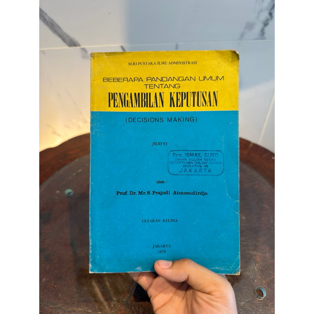 Buku Pengambilan Keputusan Decision Making Original Langka