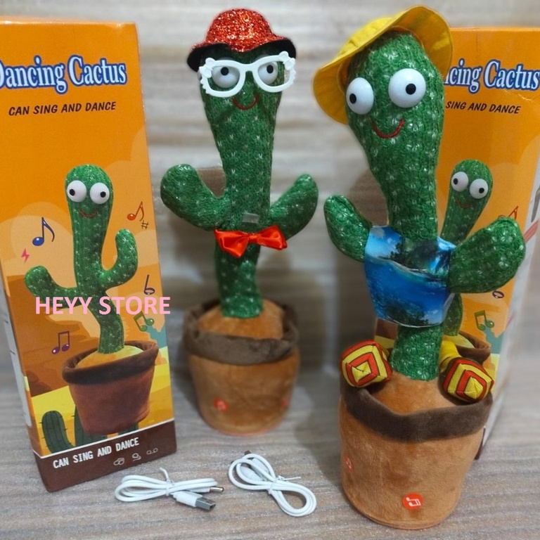 MAINAN BONEKA KAKTUS 3 IN 1 MAINAN KAKTUS JOGET DAN NYANYI MAINAN KAKTUS KEKINIAN