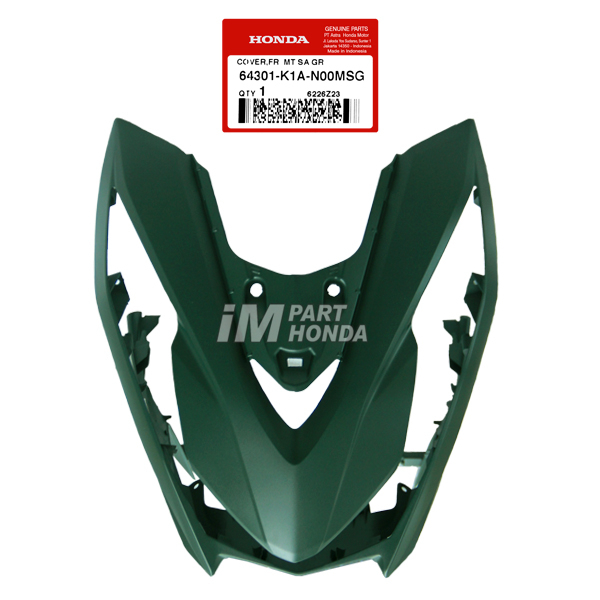 [KARGO HEMAT] 64301-K1A-N00MSG Cover Front Panel Tameng Lampu Depan Beat LED Deluxe K1A Hijau Dof