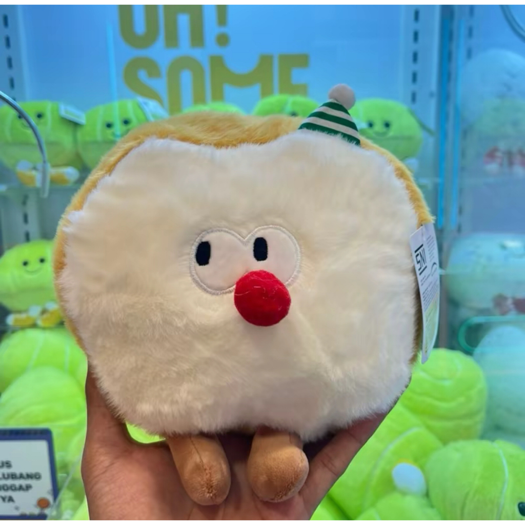Mainan Boneka Lucu dengan Topi Hijau dan Hidung Merah - Oh Some Brand