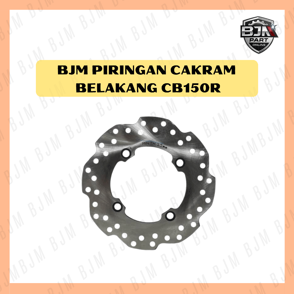 PIRINGAN CAKRAM BELAKANG CB150R OLD NEW LED VARIASI MERK BJM