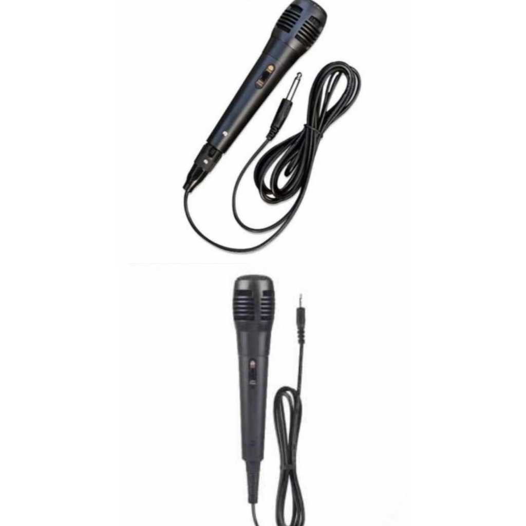 Mic Microphone Kabel Universal Mik Mikrofon Colokan Kecil Aux & Besar