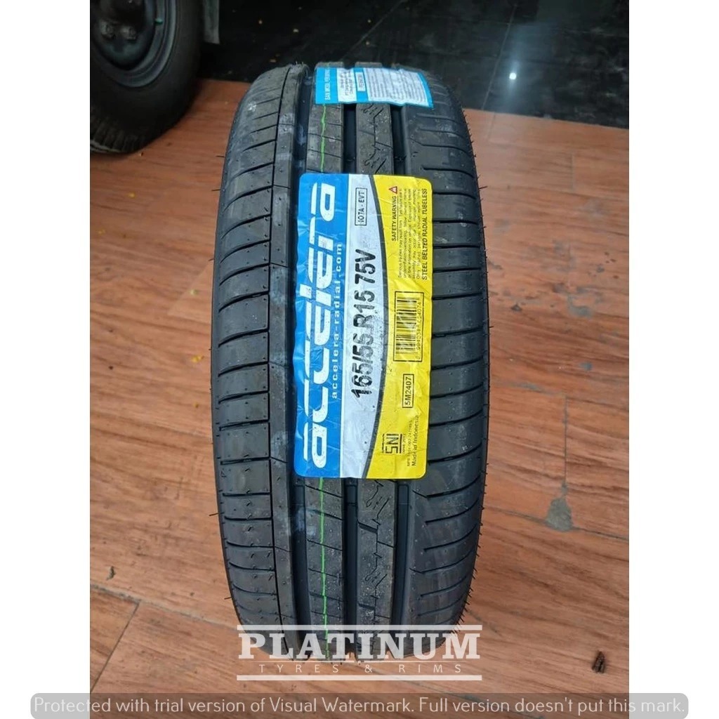 BAN MOBIL BARU TYPE ACCELERA iota EVT 165 55 R15 II JUAL BAN TUBLES 165/55 R15 ACCELERA IOTA EVT
