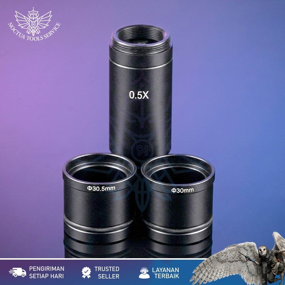 Adaptor Kamera Mikroskop For Lensa Mata 0.5X / Lensa Sambungan untuk Kamera Mikroskop Binokuler /0.5