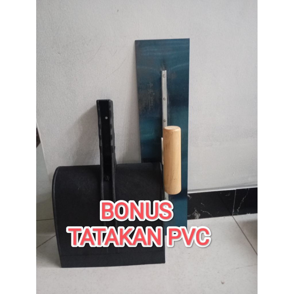 ROSKAM/RASKAM STAINLESS ROSKAM GALUR PERATA ACIAN TEMBOK DILENGKAPI TATAKAN ADUKAN
