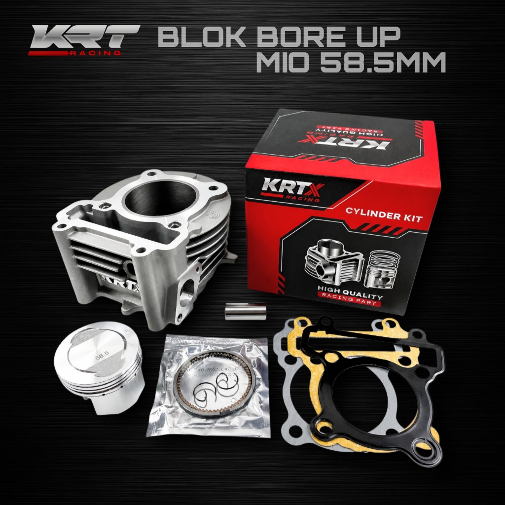 BLOK SEHER BORING PAKET BOREUP KRT YAMAHA MIO 58,5 58 59