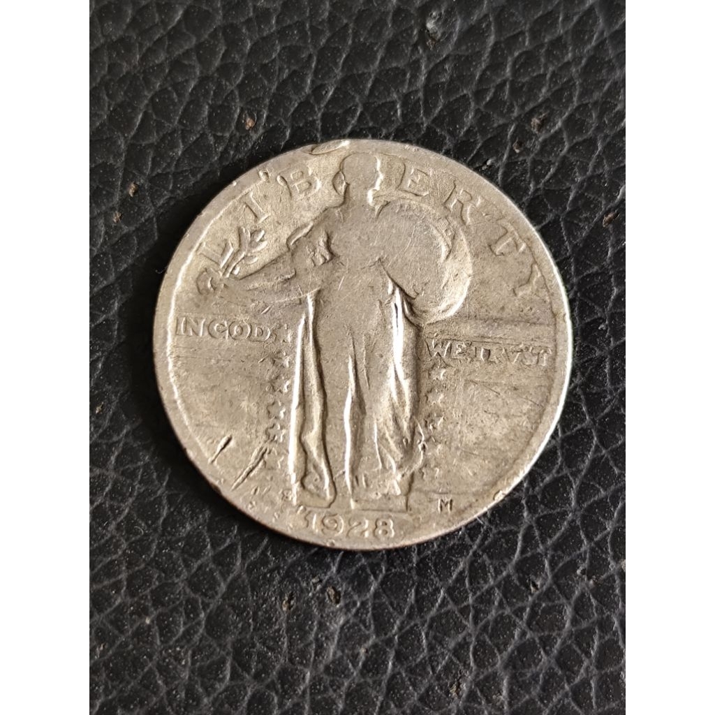 koin perak kuno liberty 1928 S