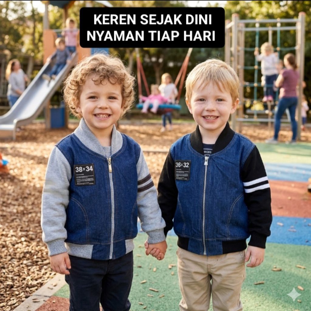  BAJU BAYI LAKI LAKI 6 12 BULAN - JAKET JEANS BAYI - JAKET LEVIS BAYI - BAJU BAYI MURAH LAKI LAKI - 
