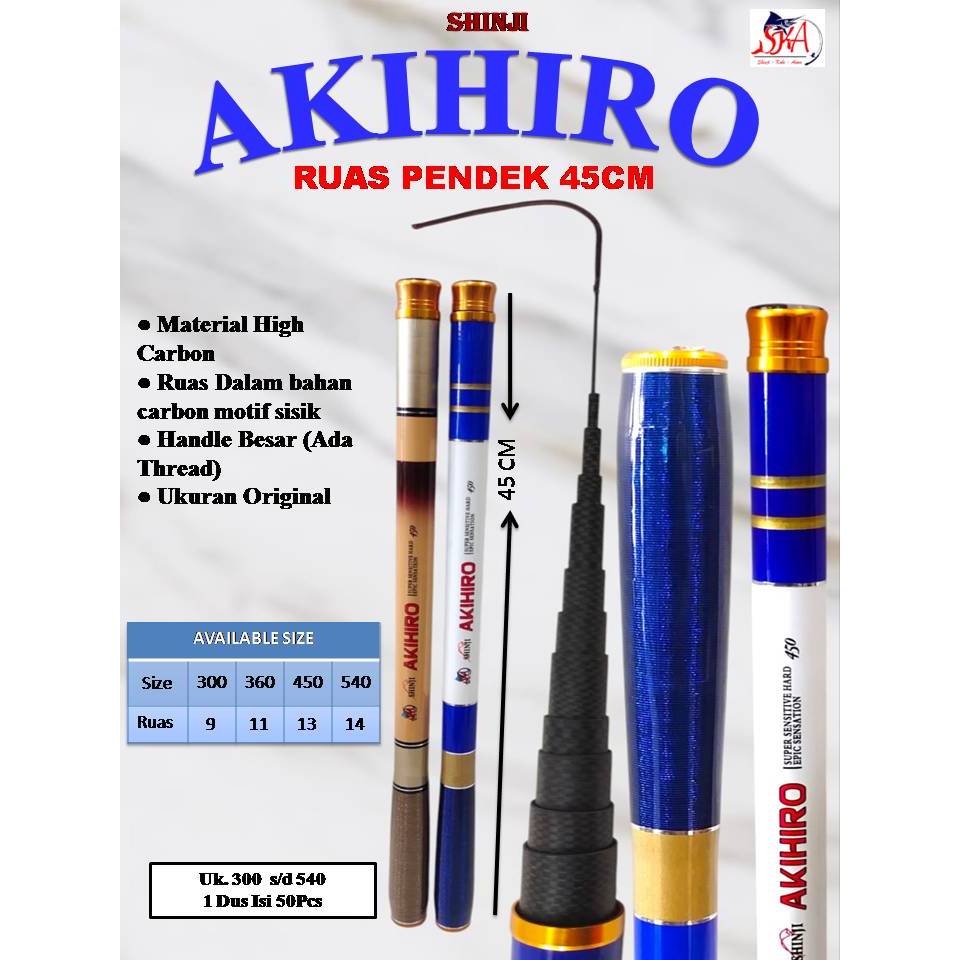 JORAN TEGEK CARBON SHINJI AKHIRO RUAS PENDEK KAKU DAN RINGAN