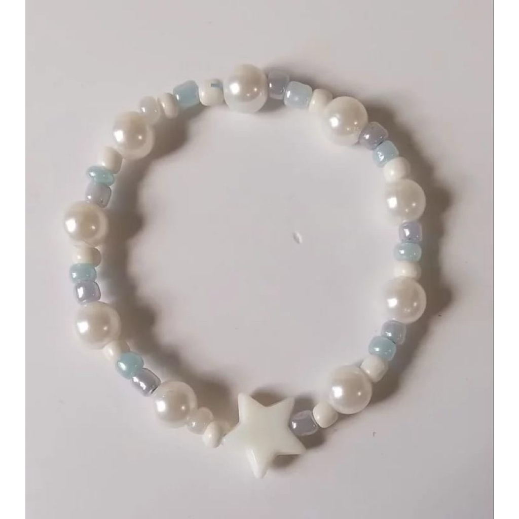 Gelang Manik Manik Silver
