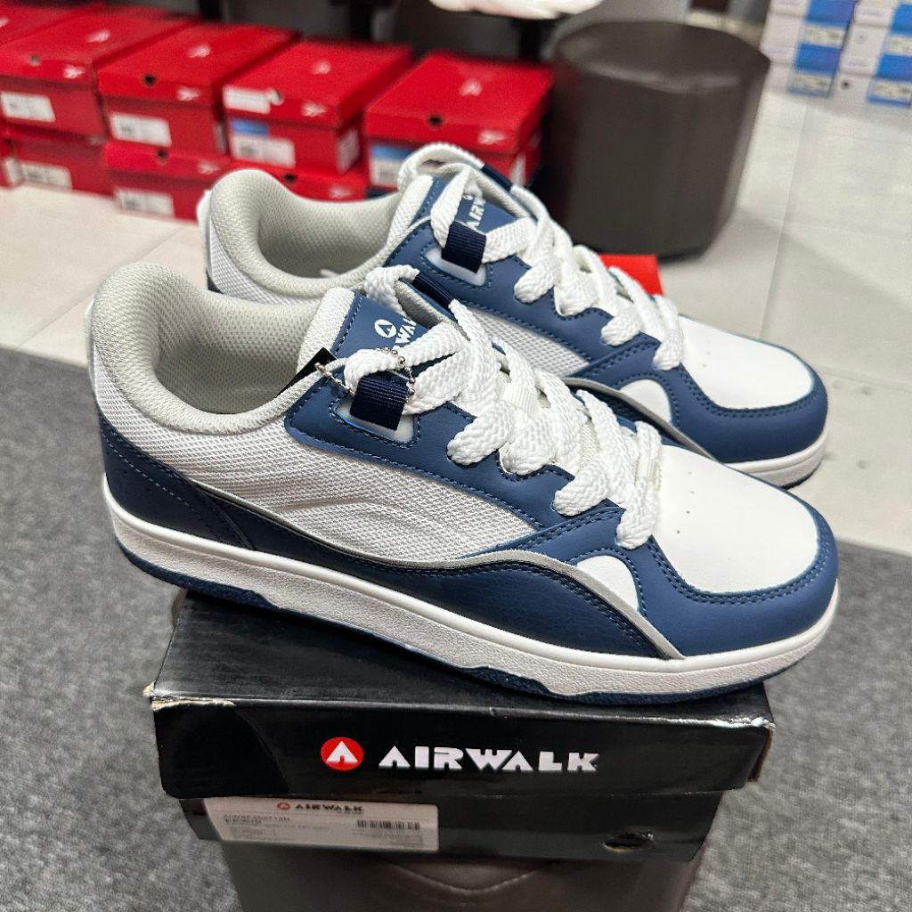 SEPATU SNEAKERS PRIA AIRWALK ERWIN NAVY GREY