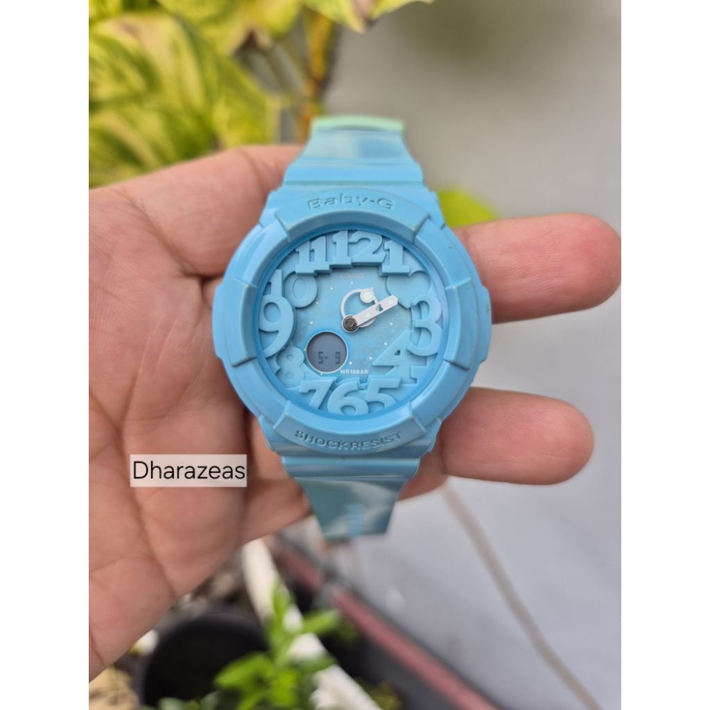 Jam Casio Baby-G BGA-130 toska second bekas