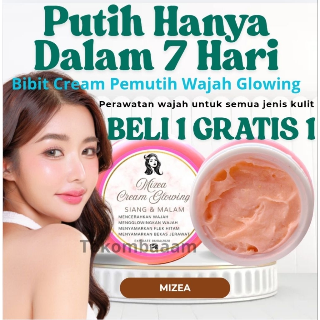 BELI 1 GRATIS 1 Bibit Pemutih Wajah Glowing | Sabun Pemutih Wajah | Cream Bibit Pemutih Wajah