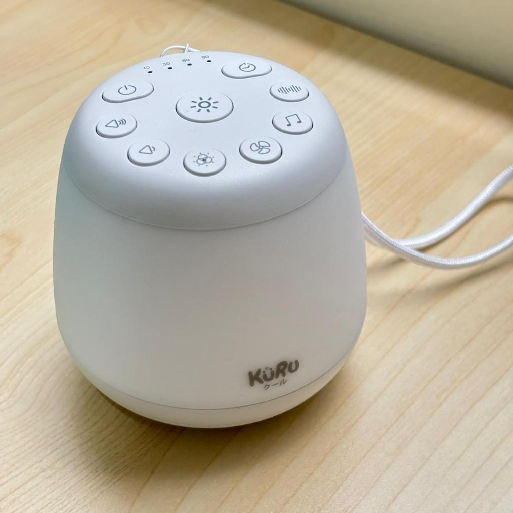 (PRELOVED) KURU W16 Baby White Noise Sound Machine  LED Night Lamp