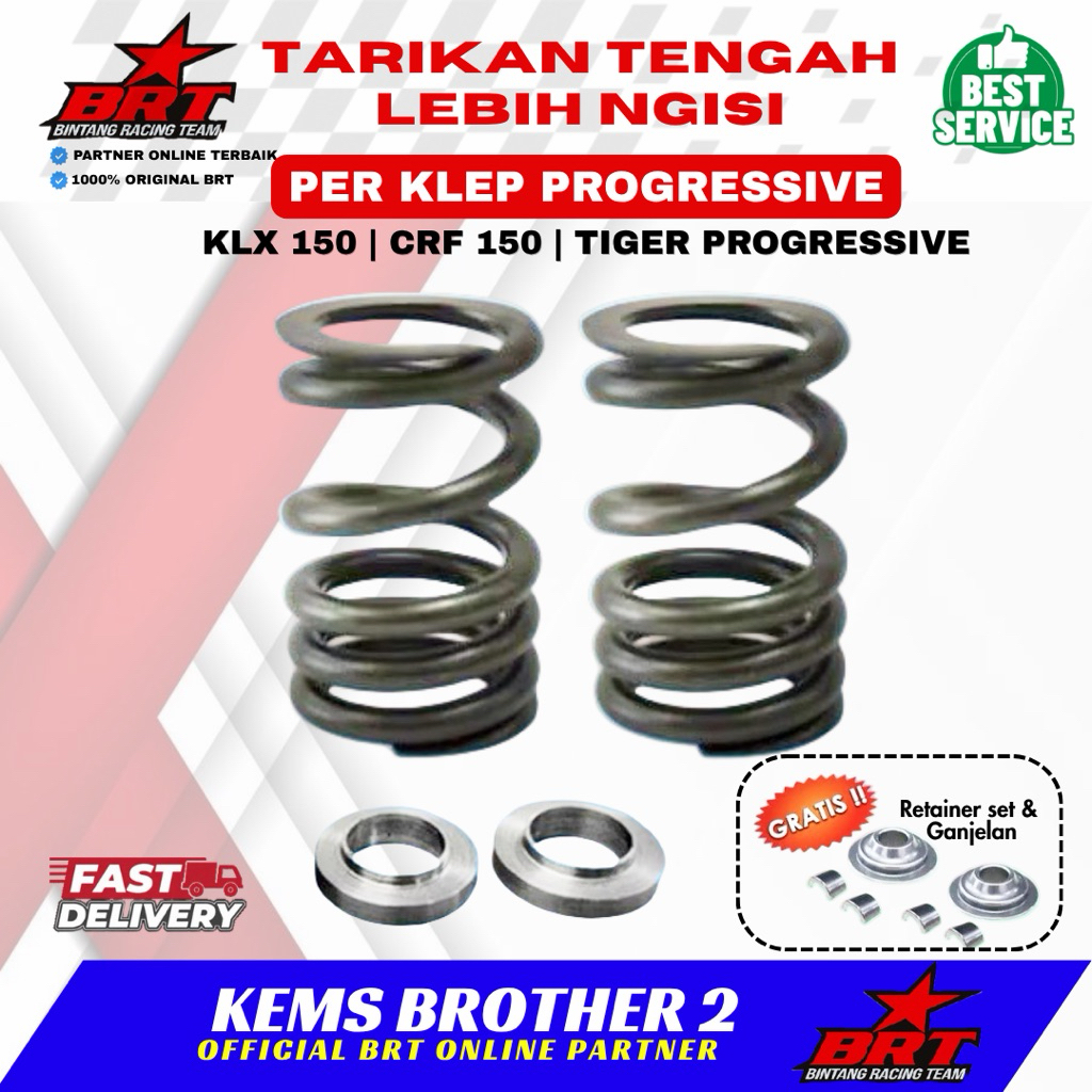 PER KLEP BRT KLX CRF DAN TIGER PROGRESIVE PLUS GANJELAN PER KLEP ORIGINAL BRT