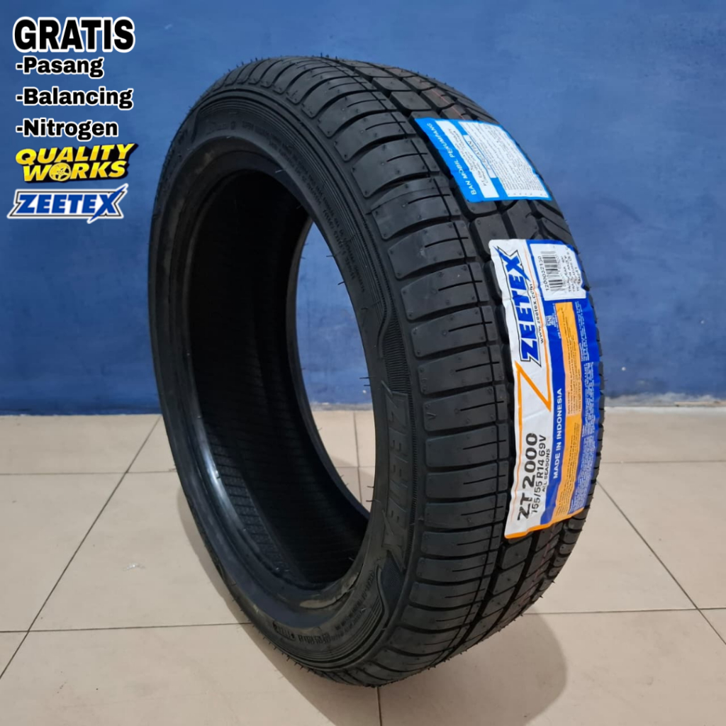 BAN MOBIL RING 14 UKURAN 155 55 R14 ZEETEX ZT2000 BAN TUBLES 155/55 R14