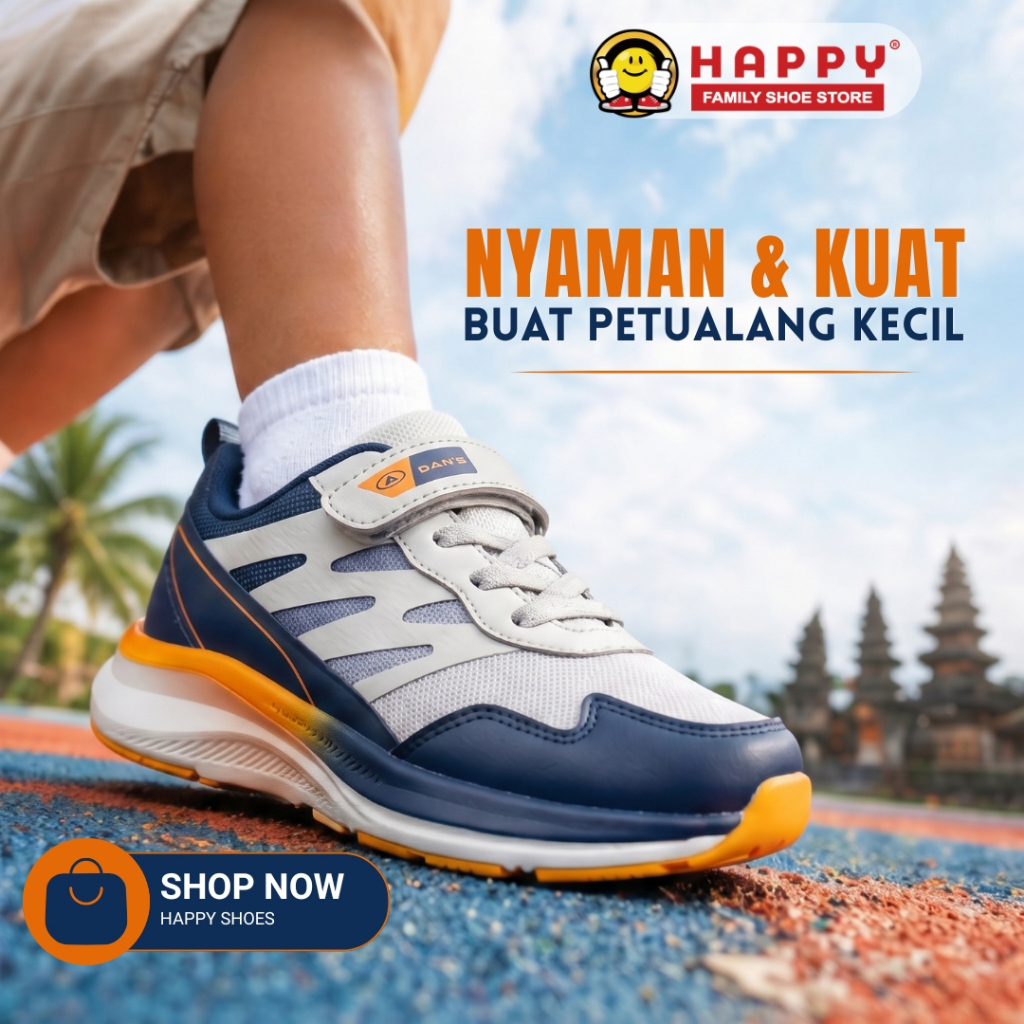 Sepatu Anak Dans Oberyn  | Sepatu Kats Anak Keren | Sneakers Anak Dans SDAOBER